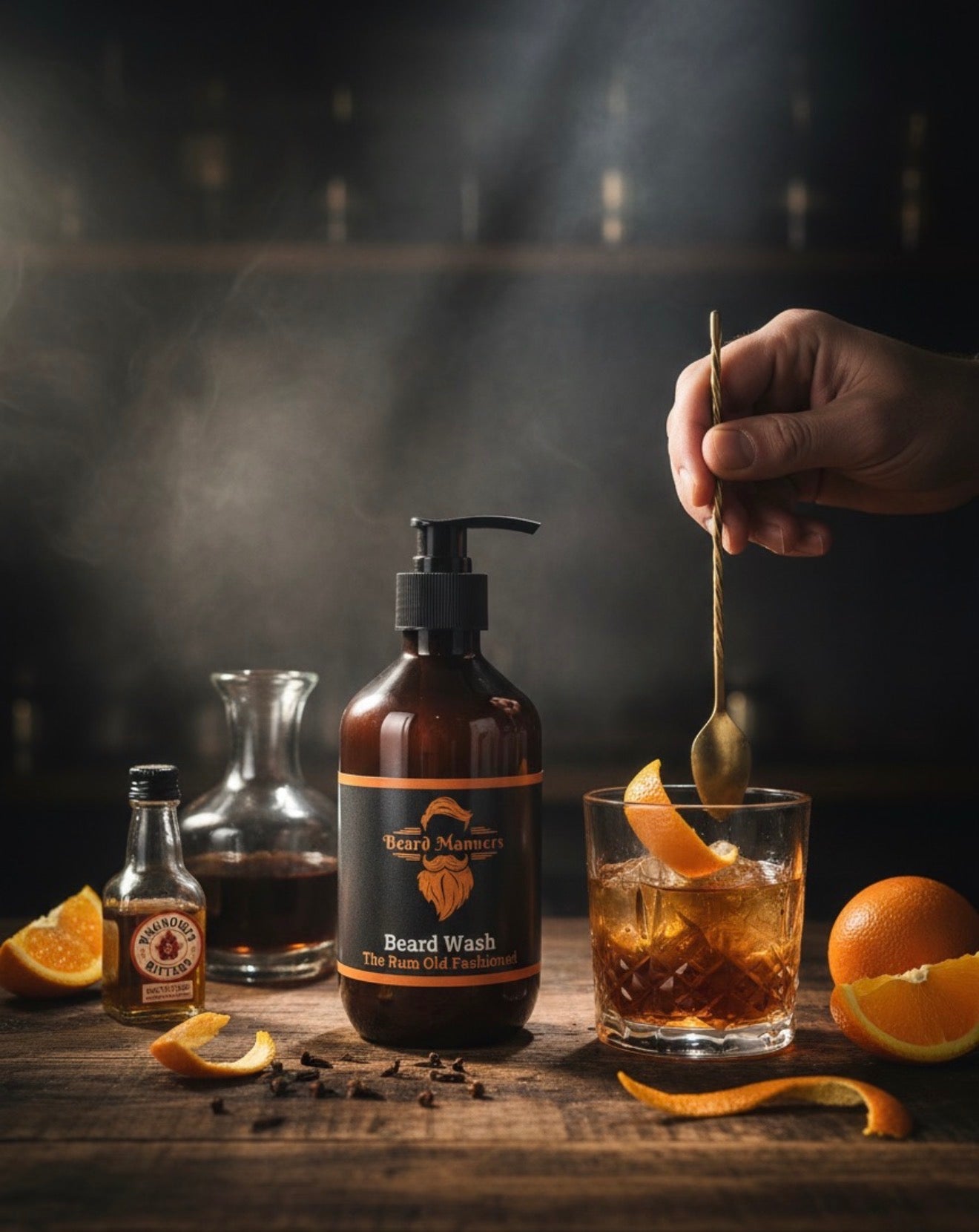 The Rum Old Fashioned 2 in 1 Beard Wash 300ml