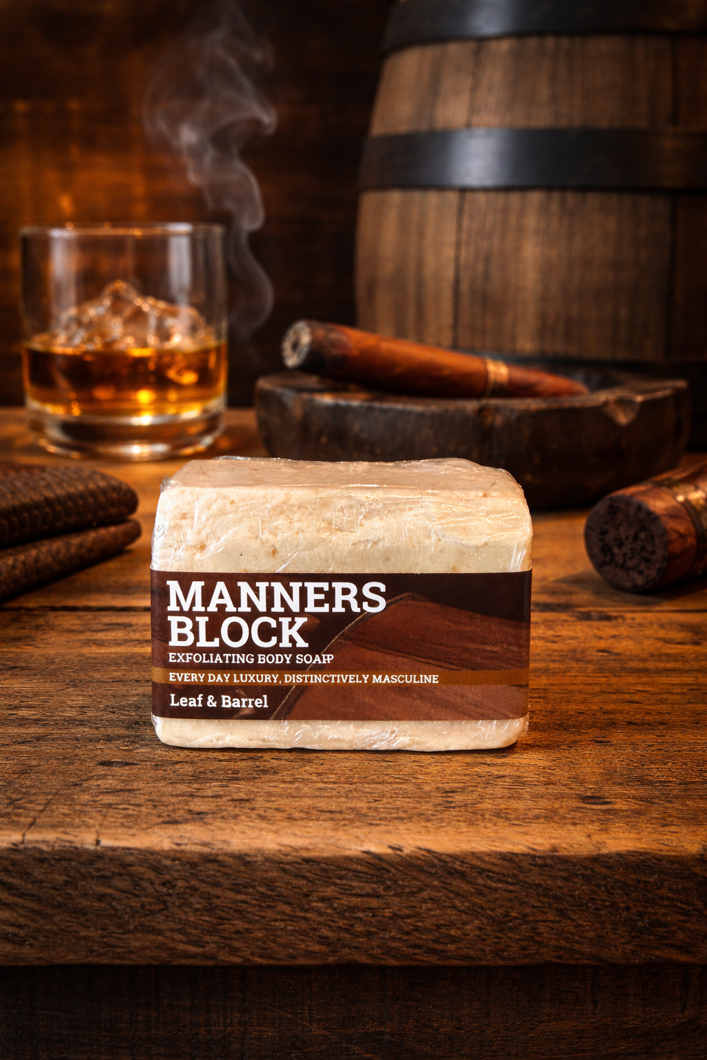 Leaf & Barrel Exfoliating Body Soap 4oz