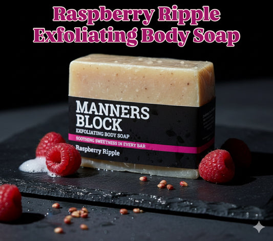 Raspberry Ripple Exfoliating Body Soap 4oz