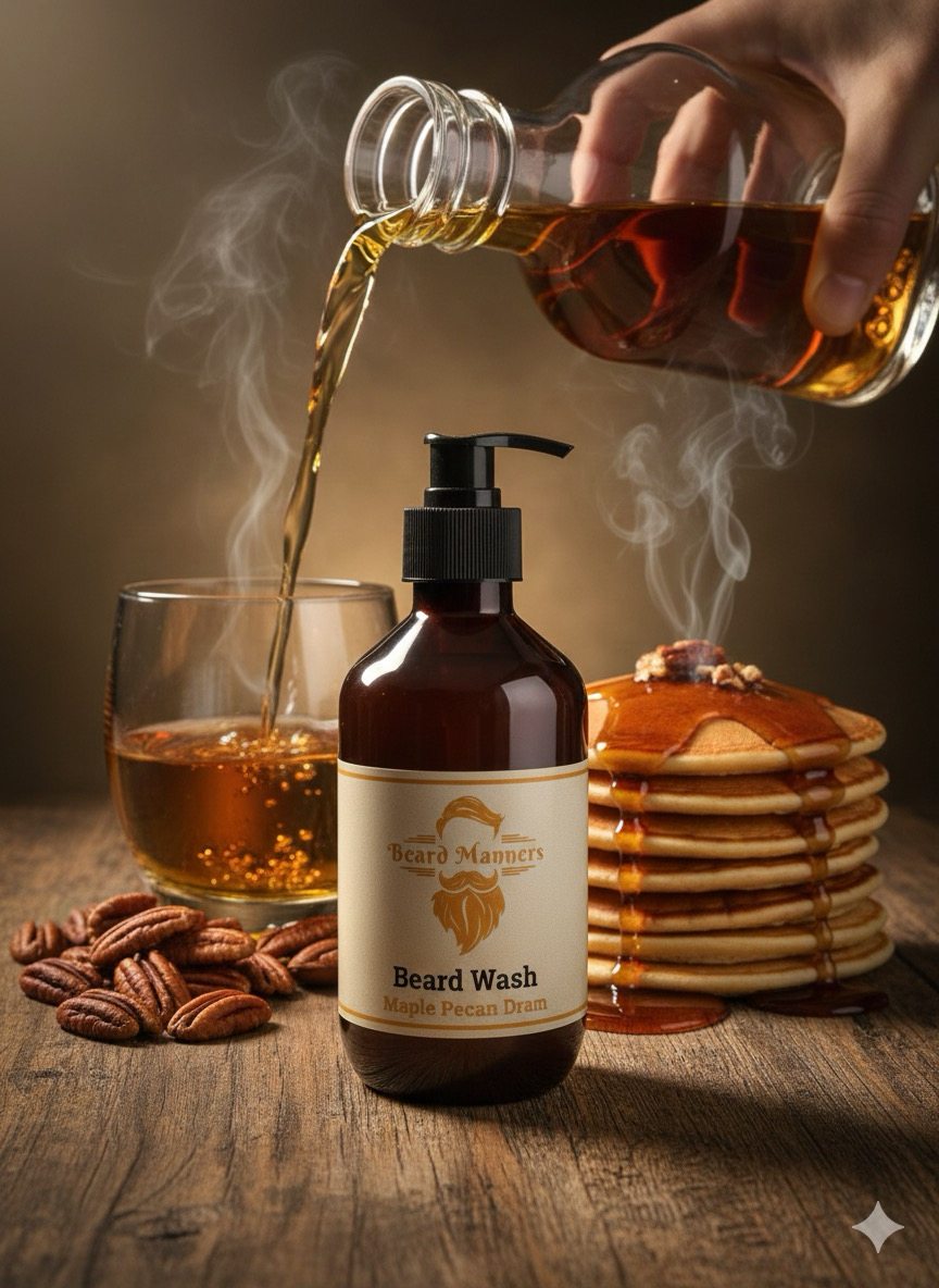 Maple Pecan Dram 2 in 1 Beard Wash 300ml