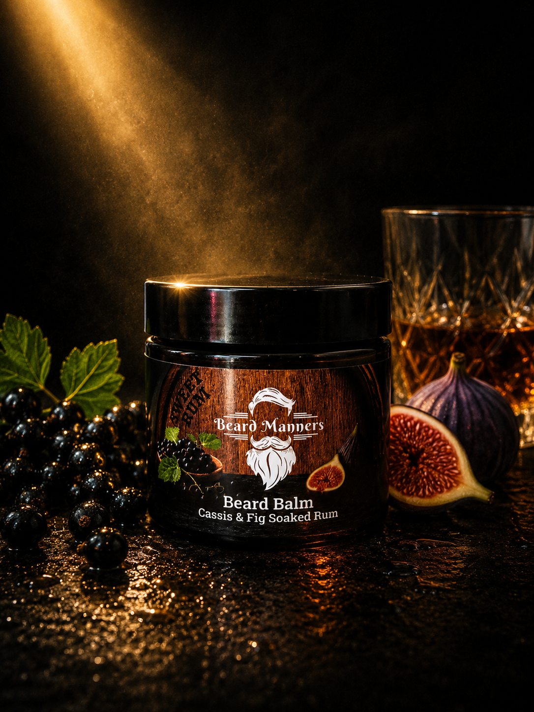 Cassis & Fig Soaked Rum Beard Balm 60ml