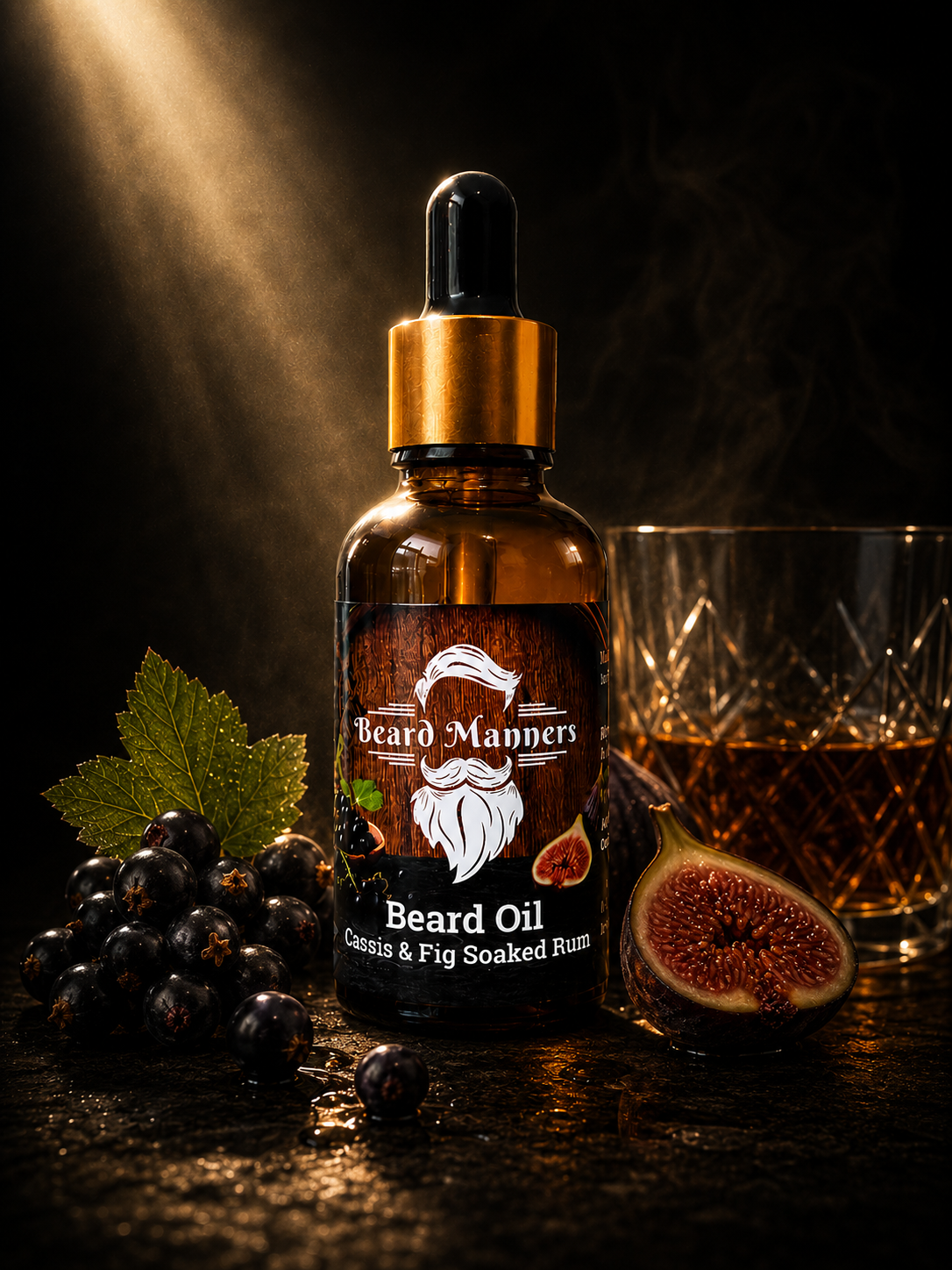 Cassis & Fig Soaked Rum Beard Oil 30ml